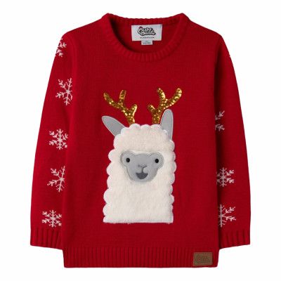 Lama Jultröja för Barn - 2-4 år (98/104)