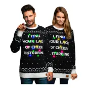 Merry Cheermas LED Jultröja - Small