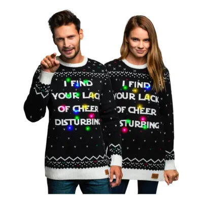 Merry Cheermas LED Jultröja - Small