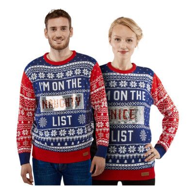 Naughty or Nice Jultröja - Medium