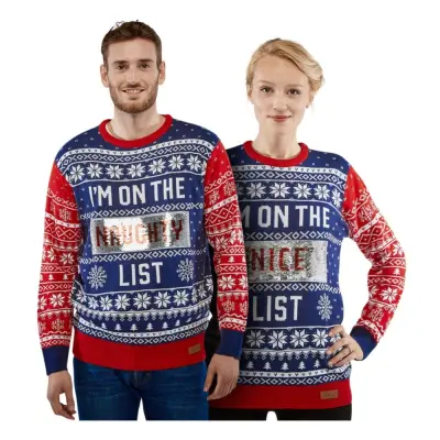Naughty or Nice Jultröja - XX-Large