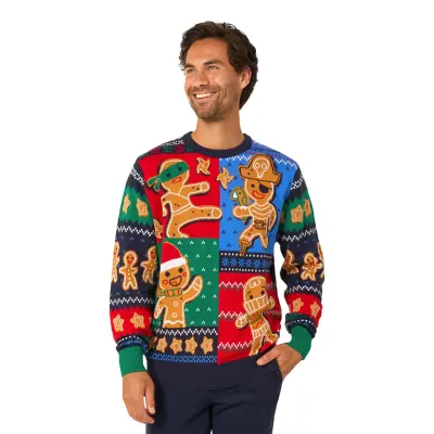 OppoSuits Gingerbread Jultröja - XX-Large
