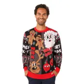 OppoSuits Merry Jinglejoy Jultröja - X-Large