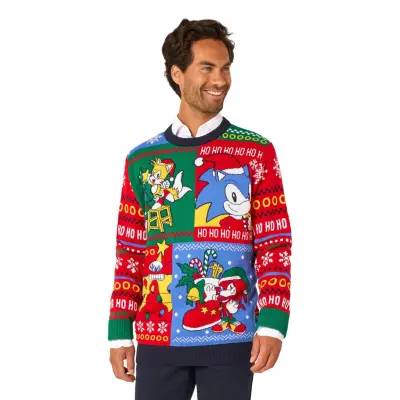 OppoSuits Sonic Jultröja - X-Large