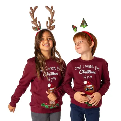 Owl I Want Jultröja för Barn - 4-6 år (110/116)