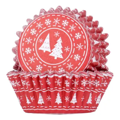 PME Muffinsformar med Folie Julmotiv - 30-pack