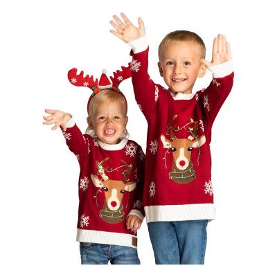 Söt Ren Jultröja för Barn - 4-6 år (110/116)