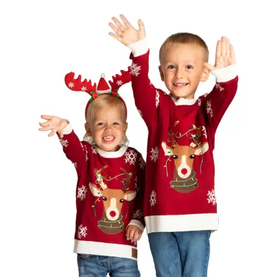 Söt Ren Jultröja för Barn - 4-6 år (110/116)