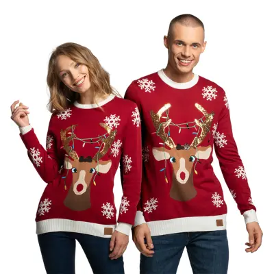 Söt Ren Jultröja - Small