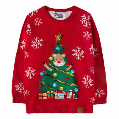 Ren i Julgran Jultröja för Barn - 2-4 år (98/104)