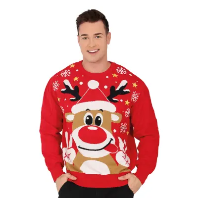 Ren Rudolf Jultröja - Medium