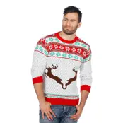 Renar Vit Jultröja - X-Large