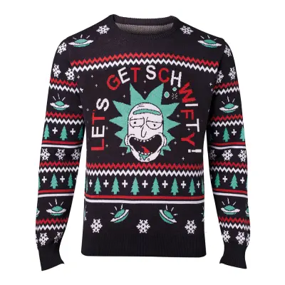 Rick and Morty Get Schwifty Jultröja - Small