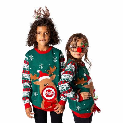 Rudolf Dartspel Jultröja för Barn - 10-12 år (146/152)