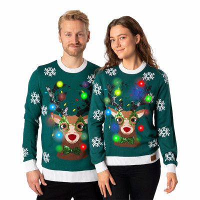 Rudolf LED Jultröja - Medium