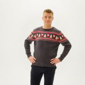 Santa's Cable Knit Sweater - Herr.