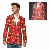 Suitmeister Christmas Red Icons Light Up Kavaj Herr - Large