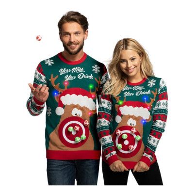 You Miss You Drink LED Jultröja - Medium