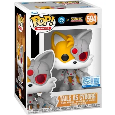 Sonic The Hedgehog - Sonic x Justice League - Tails as Cyborg Vinyl Figur 594 - Funko Pop! - Funko Shop Europe
