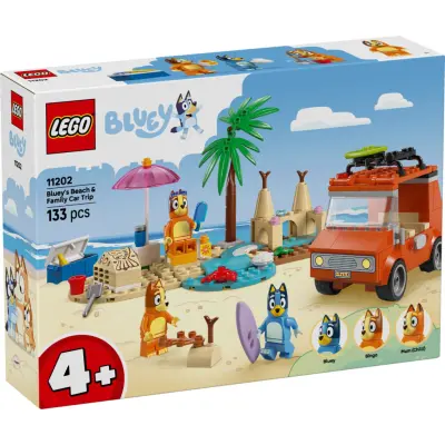 LEGO® 4+ Blueys familjetur till stranden 11202 - LEGO -  Leksaksaffären