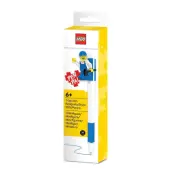 Lego blue gel pen with minifigure