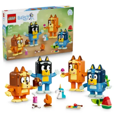 LEGO Bluey Klossbyggd Bluey och familj 11217