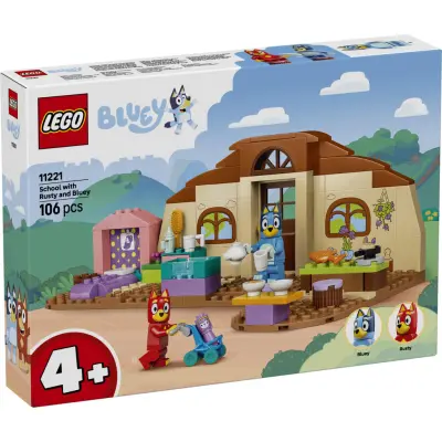 LEGO® Bluey Skolan med Rusty och Bluey 11221 - LEGO -  Leksaksaffären