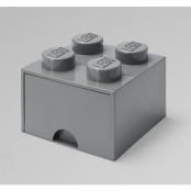 LEGO Brick Drawer 4 Stabs MÖRKGrå