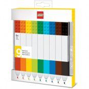 LEGO - Bricks Markers 9-Pack