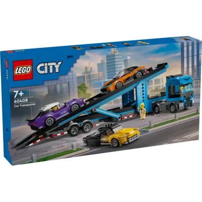 LEGO® City Biltransport med sportbilar 60408 - LEGO -  Leksaksaffären