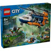 LEGO® City Djungelhelikopter och basläger 60437