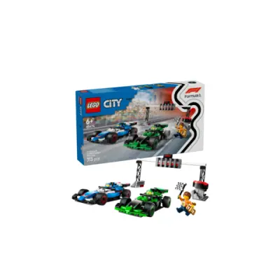 LEGO City F1 startfält med VCARB och Sauber racerbilar 60474