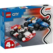 LEGO City F1 Williams Racing & Haas F1 racerbilar 60464