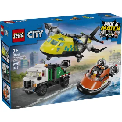 LEGO® City Flygplan, servicebil och svävare 60505 - LEGO -  Leksaksaffären