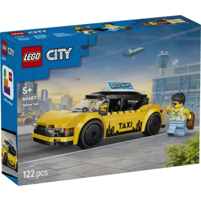 LEGO® City Gul taxi 60487 - LEGO -  Leksaksaffären