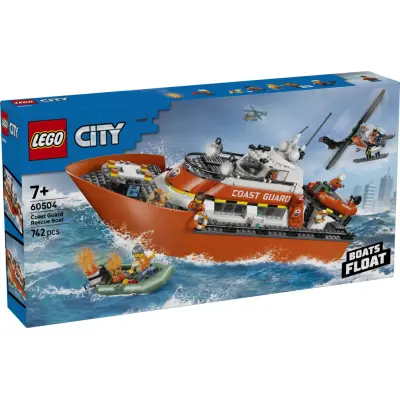 LEGO® City Kustbevakningens räddningsbåt och helikopter 60504 - LEGO -  Leksaksaffären