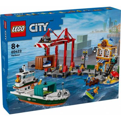 LEGO® City Kusthamn med lastfartyg 60422 - LEGO -  Leksaksaffären