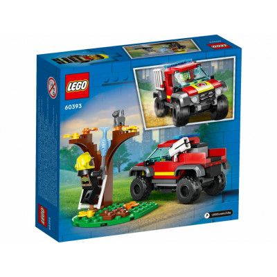 LEGO City Räddning med fyrhjulsdriven brandbil 60393