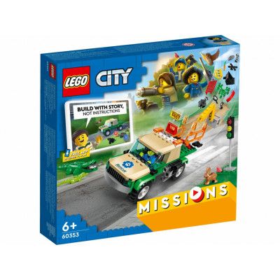 LEGO® City Räddningsuppdrag med vilda djur 60353 - LEGO -  Leksaksaffären