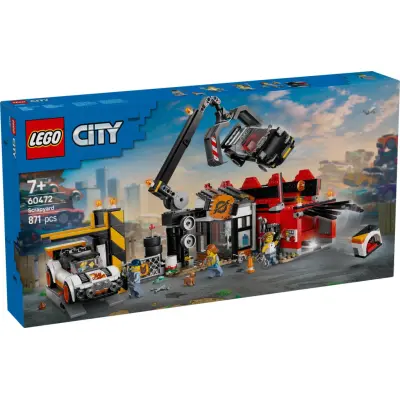 LEGO® City Skrotupplag med bilar 60472 - LEGO -  Leksaksaffären