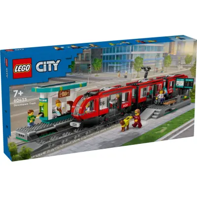 LEGO® City Spårvagn och station 60423 - LEGO -  Leksaksaffären
