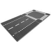 LEGO City Straight & Crossroad Plates