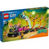 LEGO City Stuntz Stuntbil och eldringsutmaning 60357