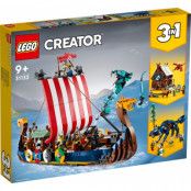 LEGO Creator 3in1 Vikingaskepp och Midgårdsormen 31132