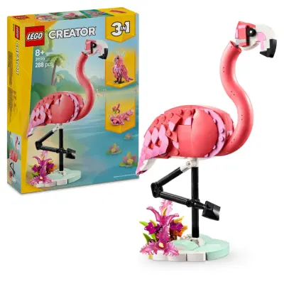 LEGO® Creator 3in1 Vilda djur: Rosa flamingo 31170 - LEGO -  Leksaksaffären