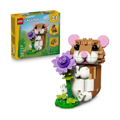 LEGO Creator: Cute Hamster with a Flower (31376)