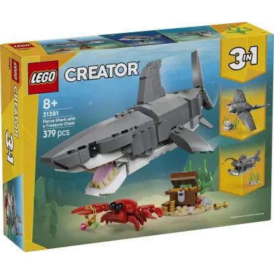LEGO® Creator Vildsint haj med skattkista 31381 - LEGO -  Leksaksaffären