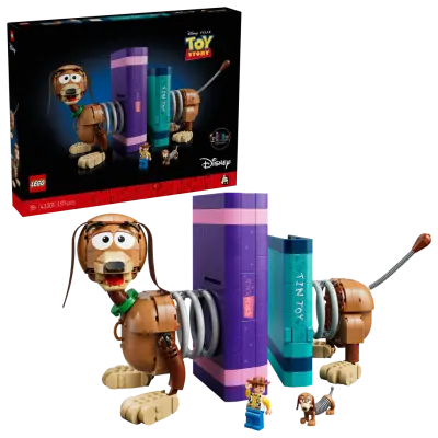 LEGO Disney Pixar Toy Story Bokstöd med hunden Slinky 43301