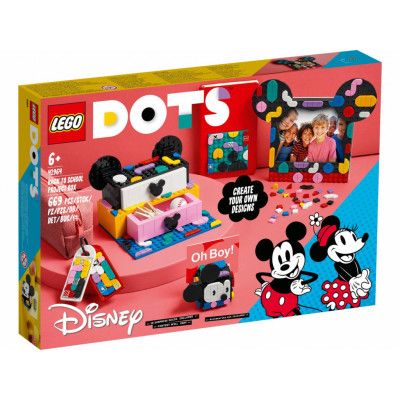 LEGO DOTS Disney Musse Pigg och Mimmi Pigg Skolpyssellåda 41964