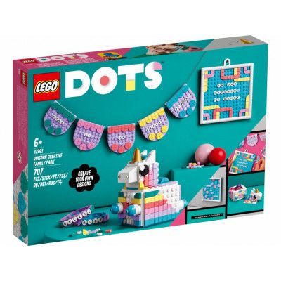 LEGO DOTS Enhörning - Kreativt familjepack 41962